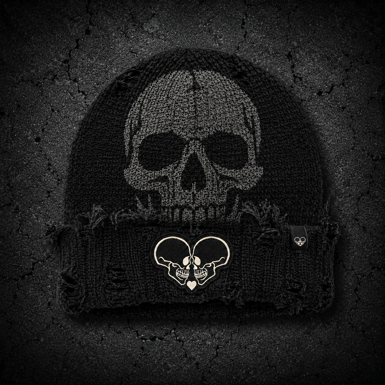Gray Skull beanie