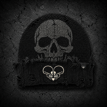 Gray Skull beanie